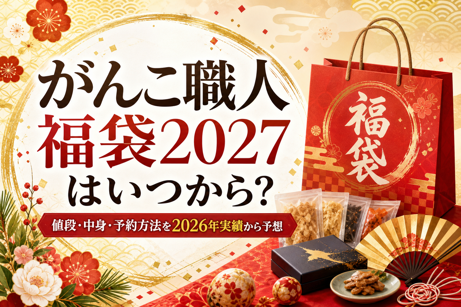がんこ職人 福袋2027はいつから？値段・中身・予約方法を2026年実績から予想